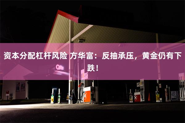 资本分配杠杆风险 方华富：反抽承压，黄金仍有下跌！
