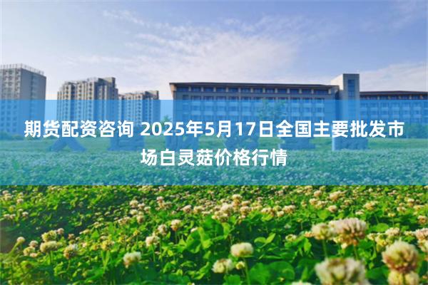 期货配资咨询 2025年5月17日全国主要批发市场白灵菇价格行情